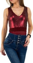 Glo-Story rode body met glim lovers rood M/L