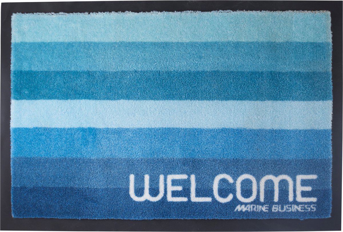 Marine Business Welcome Stripes anti-slip Deurmat 50 x 70 cm