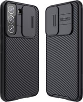 Telefoonhoesje geschikt voor Samsung Galaxy S22 5G - Nillkin CamShield Pro Case - Zwart