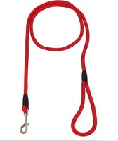 Rosewood Hondenriem Touw Rood / Zwart - 162 CM