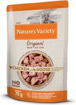Natures variety original pouch chicken / goose kattenvoer 12x70 gr