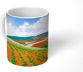 Mok - Dong Chuan Rode Land heuvellandschap, China - 350 ML - Beker - Uitdeelcadeautjes
