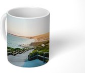 Mok - Anzac Memorial Walk tijdens zonsondergang in Newcastle, Australië - 350 ML - Beker - Uitdeelcadeautjes