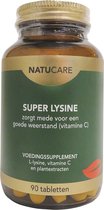 NatuCare - Super Lysine - Zorgt mede voor een goede weerstand - Vitamine C - Voedingssupplement - 90 tb