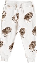 Snurk - Broeken voor kinderen - Night Owl Pants - Wit  - Maat 74EU