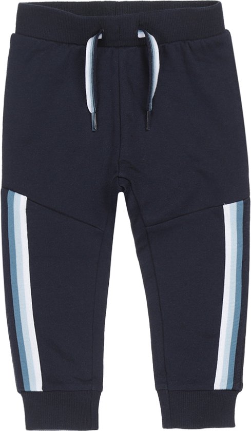 Dirkje jongens joggingbroek donkerblauw met lichtblauw - maat 56