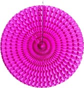 Honeycomb waaier Roze 50 cm