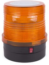 Benson LED Flashing Beacon / Beacon - Support magnétique - Oranje - 2,4 Watt - 4 piles AA