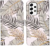 iMoshion Design Softcase Book Case Samsung Galaxy A53 hoesje - Glamour Botanic