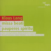 Peter Gewig Romirer, Natalia Pschenitschnikova, Roland Dahinden - Lang: Missa Beati Pauperes Spiritu (CD)