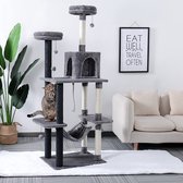 Luxe Kattenkrabpaal - Kattentoren - Kattenhuis met Mand