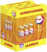 Robijn Klein & Krachtig - Color Vloeibaar Wasmiddel - 6 x 19 wasbeurten - Voordeelverpakking - Jaarbox
