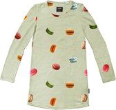 Snurk - Nachtmode voor kinderen - Macarons Green Sweater Dress - Groen - Maat 116EU