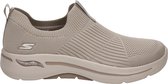 Skechers Go Walk dames sneaker - Beige - Maat 41