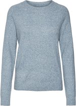 Vero Moda Trui Vmdoffy Ls O-neck Blouse Ga Noos 10201022 China Blue/melange Dames Maat - XS