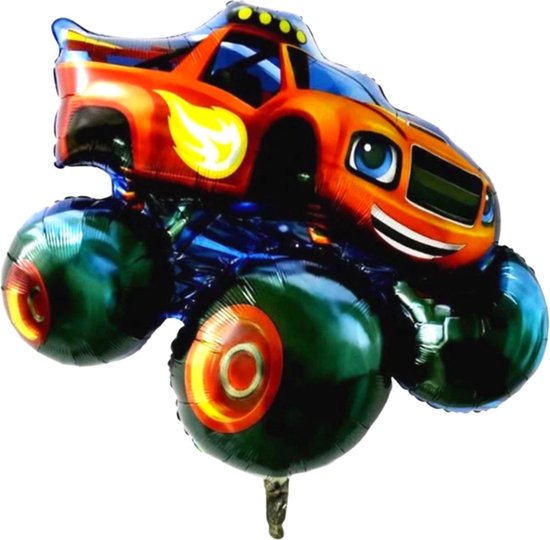 Blaze en de Monsterwielen Ballon - XL Groot 91 x 92 cm - Monstertruck - Blaze - Blaze Auto