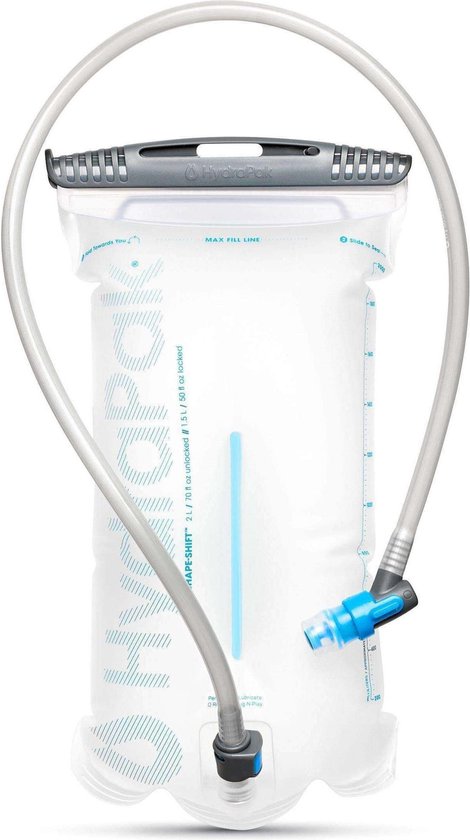 HydraPak Shape-shift 2L drinkwaterzak Clear