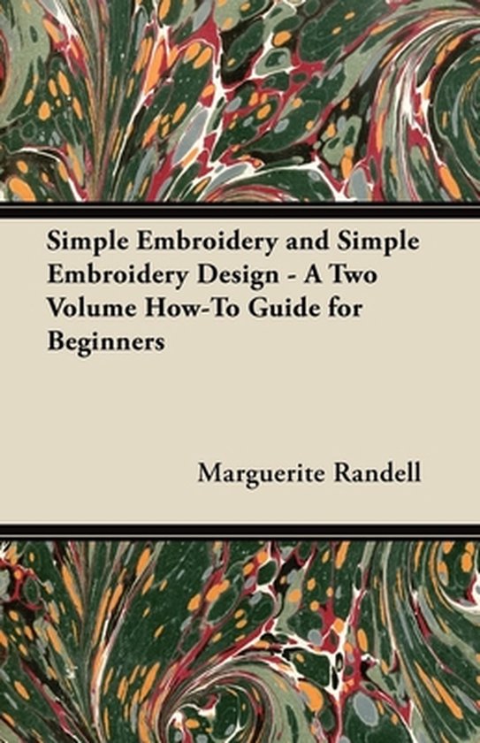 Simple Embroidery and Simple Embroidery Design - A Two Volum ... - cover