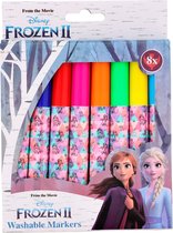Frozen 2 - Uitwasbare stiften - Washable markers - 8 stuks -