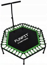 Fitness trampoline groen - 130 cm