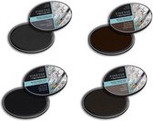 Spectrum Noir - Finesse Water-proof Stempelkussens 4 st - Flastone, Noir Black, Pebble, Rustic Brown