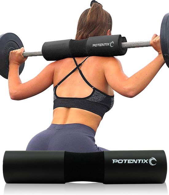 Potentix Barbell Pad voor Fitness Ondersteuning - Nekbeschermer voor Halterstang -... |