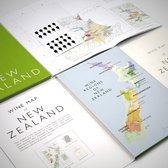 Vouwbare wijnkaart - Nieuw-Zeeland