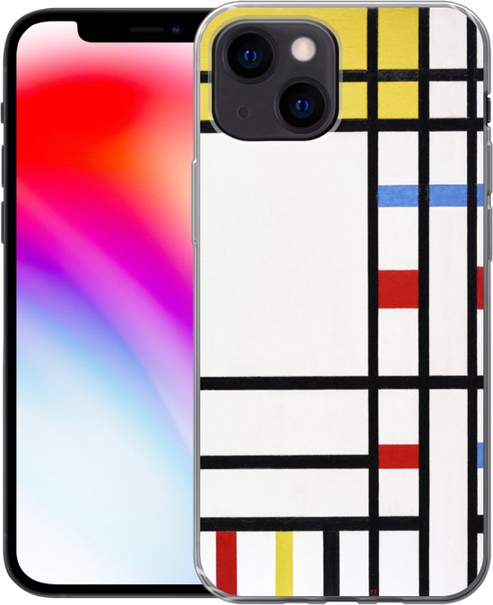 Coque iPhone 13 mini - Place De La Concorde - Piet Mondrian - Siliconen