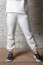 La Pèra Sweatpants Fleece ecru Dames - Maat 42