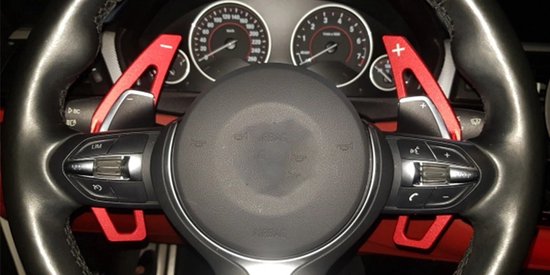 Rood Aluminium Schakel Flippers Paddle Extention Voor Bmw F30 F10