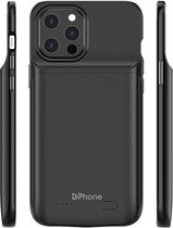 DrPhone BCI Externe Batterijhoes – 5000mAh - Geschikt voor iOS Smartphone 12/13/14 Pro Max/14+(Plus) 6,7 inch - Powerbank - Zwart
