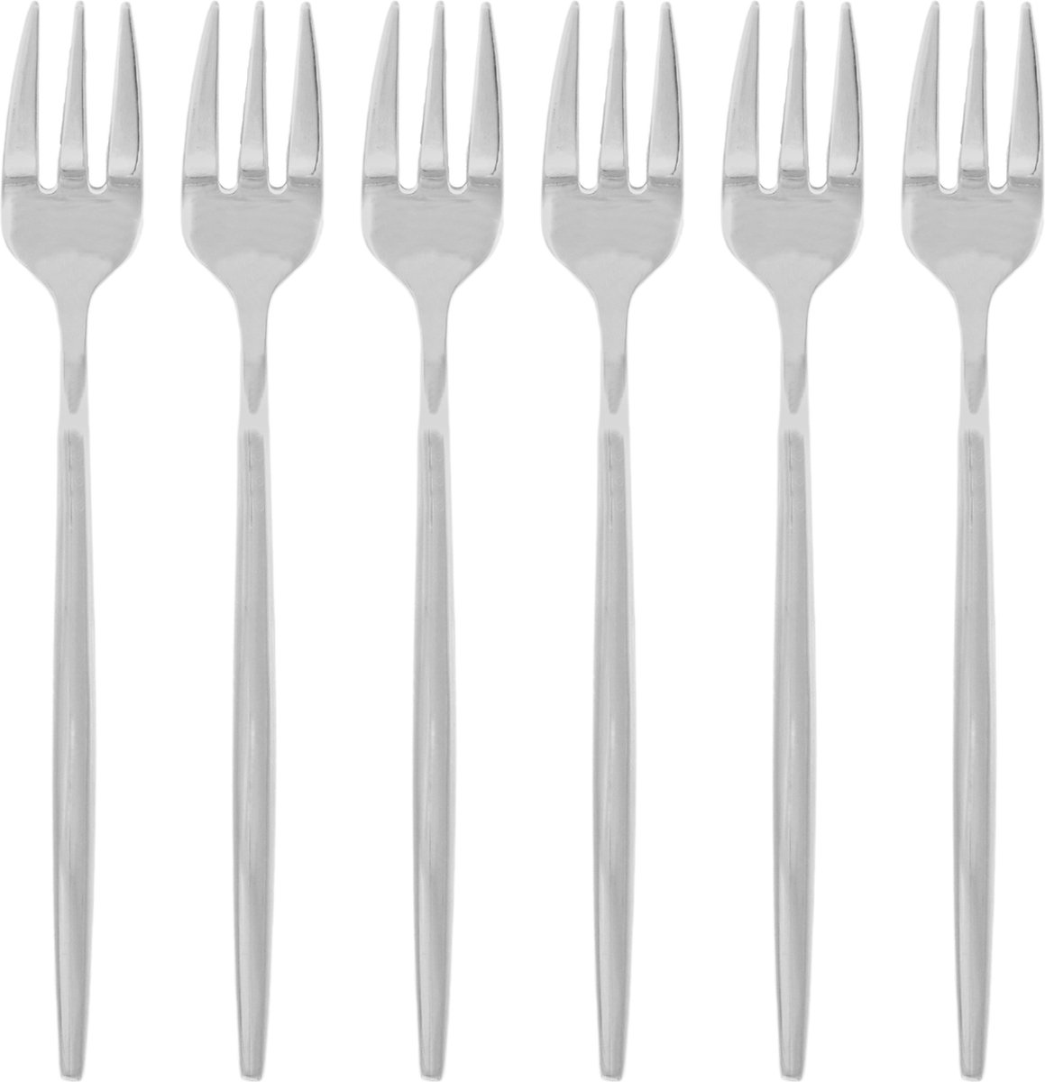 6 Delige Kerstelandvormige Koffielepels, dessertvorken, kleine vorken taartvorken bowl vorken cocktailvorken, perfect voor afternoonthee van een dessertwinkelfeest (zilver) (Kattenlepel