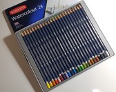 Derwent Watercolour potloden assorti in blik 24 stuks