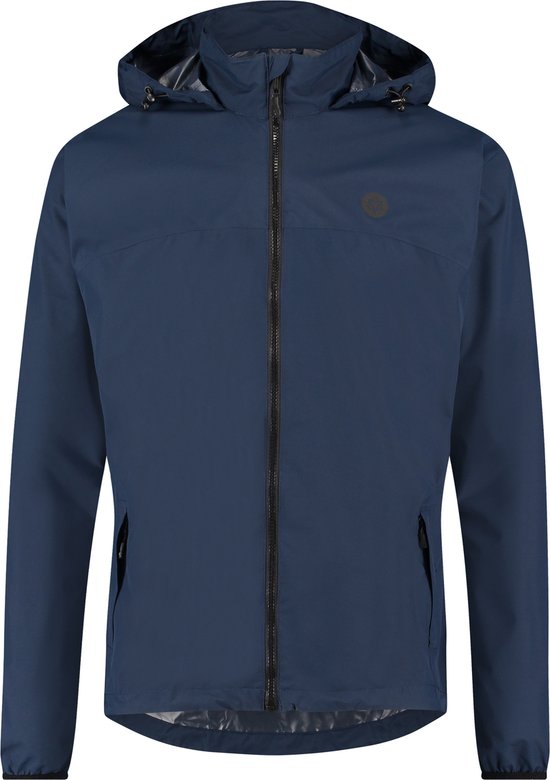 AGU GO Regenjas Essential Unisex - Navy Blauw - XXL - Dames & Heren - Gerecyceld Polyester