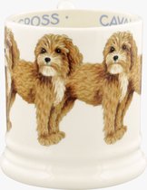 Emma Bridgewater Mug 1/2 Pint Dogs Cavalier King Charles Poodle Cross