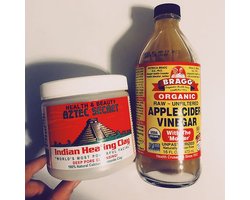 Apple cider vinegar and Aztec bentonite clay. | Aztec clay, Aztec clay mask