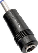 Ninzer 180 graden 5.5x2.1 Male Plug naar 5.5x2.1 Female Socket Jack DC Power Connector