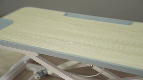 Bureau Verhoger Zit Sta Werkplek - Ergonomisch Verstelbaa Bureau 80 Cm Breed