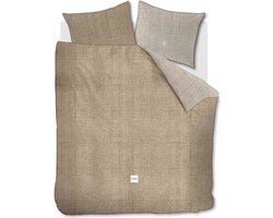 Riviera Maison Coughton Court dekbedovertrek - Tweepersoons - 200x200/220 - Donker zand