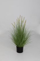 kunstplant - Kamgras - Cynosurys cistatus - topkwaliteit plant - kamerplant - Groen - 90 cm hoog
