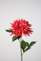 Kunstbloem - Allium - sierui/daslook - topkwaliteit decoratie - 2 stuks - zijden bloem - groen - 68 cm hoog