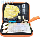 Naivy® Soldeerbout Compleet Kit || Elecktrische Soldeerbout (60W) ||Verstelbare Tempratuur ( 200-450 °) || Compleet Soldeerstation || Zink Soldeerbout || Keramische Verwarming Kern || Bruikba