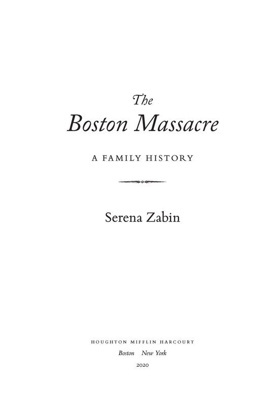 The Boston Massacre - cover