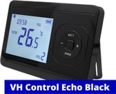 VH Control Echo Draadloze programmeerbare thermostaat - Zwart Zonder ontvanger