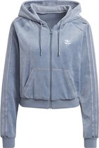 adidas Originals Crop Fz Hood Sweatshirt Vrouwen Blauwe DE34/FR36