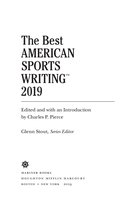 The Best American Series - The Best American Sports Writing 2019