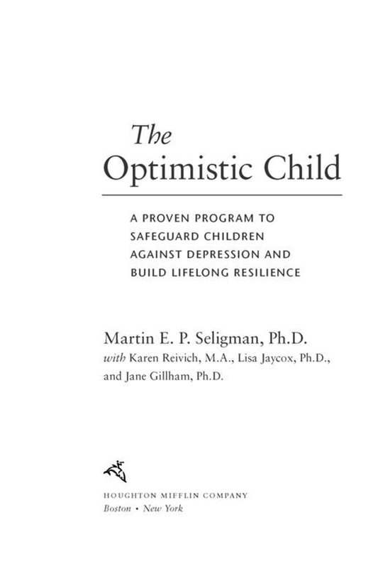 The Optimistic Child - cover