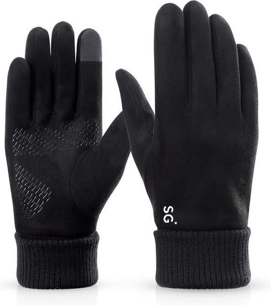 Stargoods Handschoenen - Handschoenen - Handschoenen Heren - Touchscreen Handschoenen - Winddicht - Extra Grip - Waterbestendig - Zwart