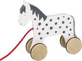 trekfiguur paard - trekdier - houten speelgoed - houten speelgoed beest