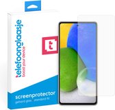 Telefoonglaasje Screenprotectors - Geschikt voor Samsung Galaxy A73 - Case Friendly - Gehard Glas Screenprotector - Geschikt voor Samsung Galaxy A73 - Beschermglas